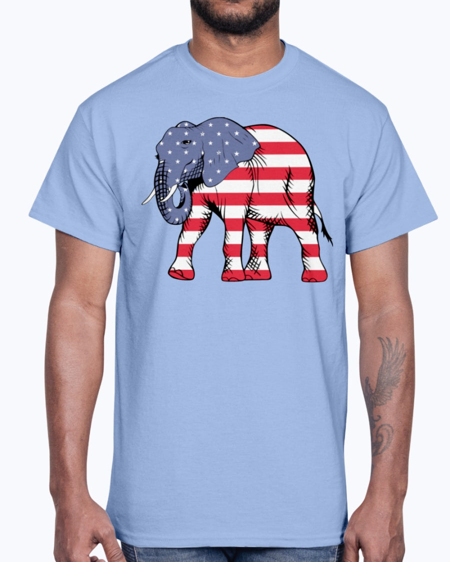 Men's Gildan Ultra Cotton T-Shirt American Elephant