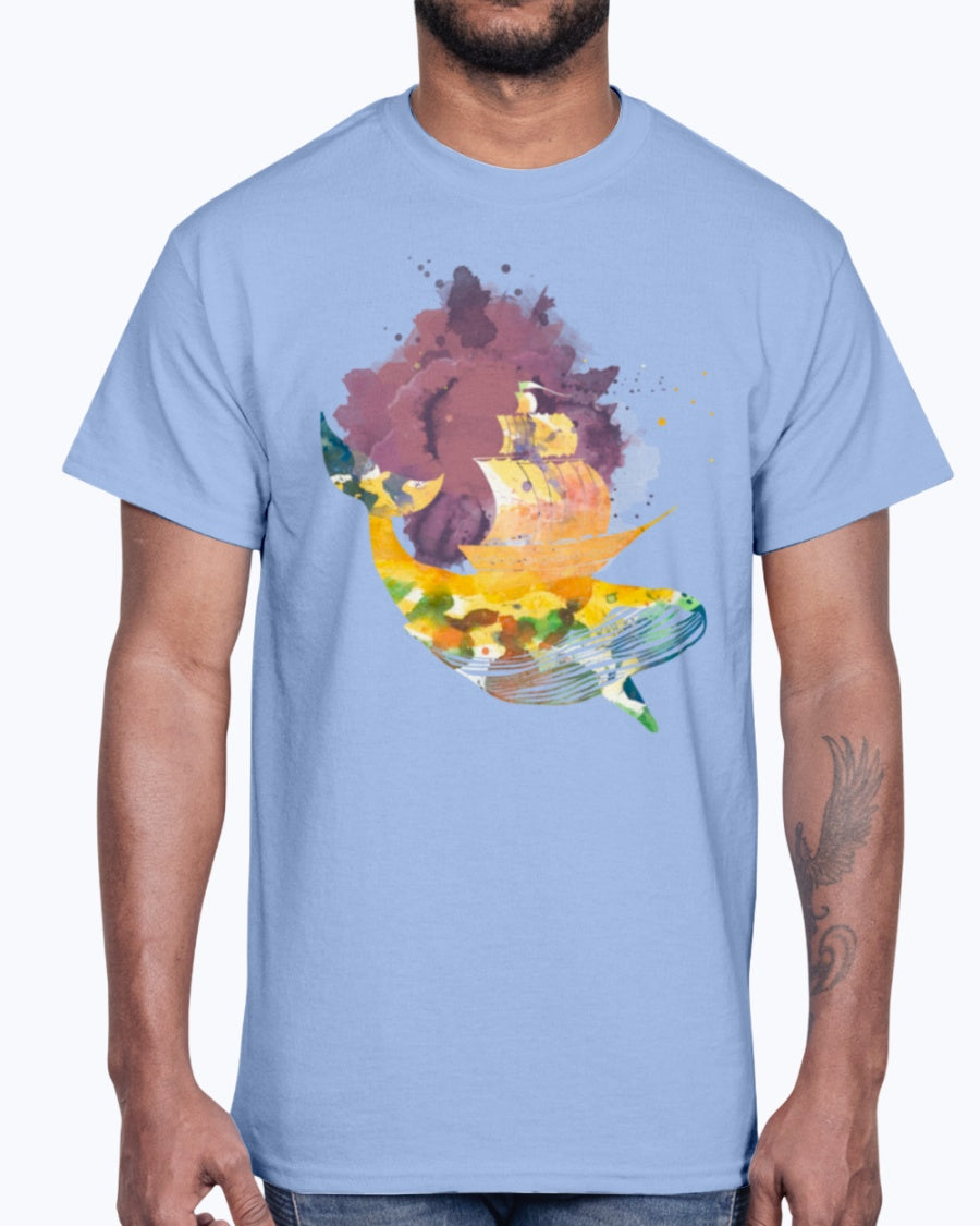 G2000 Unisex Ultra Cotton T-Shirt 12 Colors. Whale