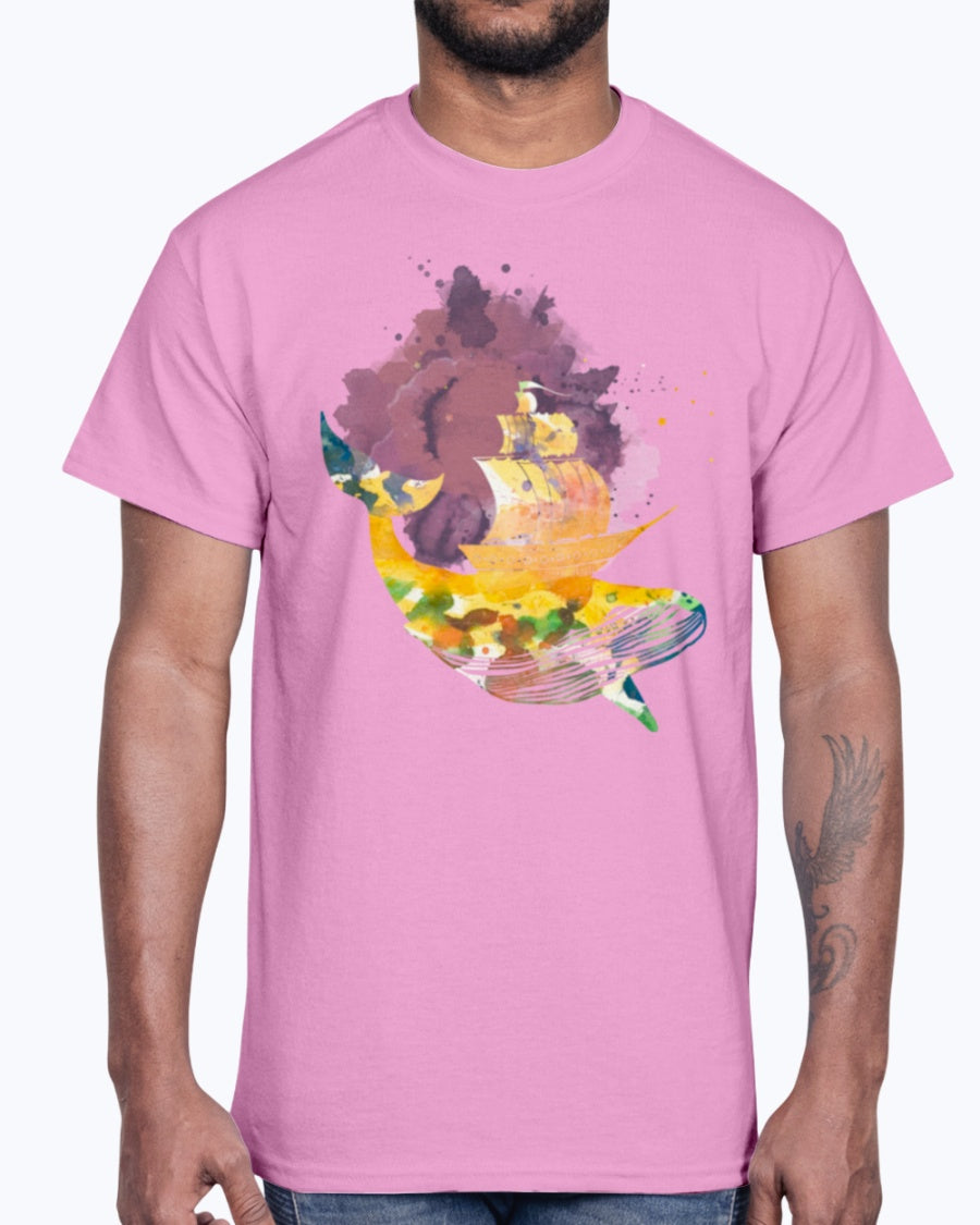 G2000 Unisex Ultra Cotton T-Shirt 12 Colors. Whale