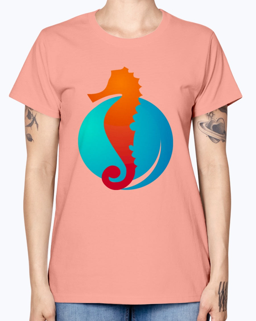 Gildan Ladies Missy T-Shirt. Summer