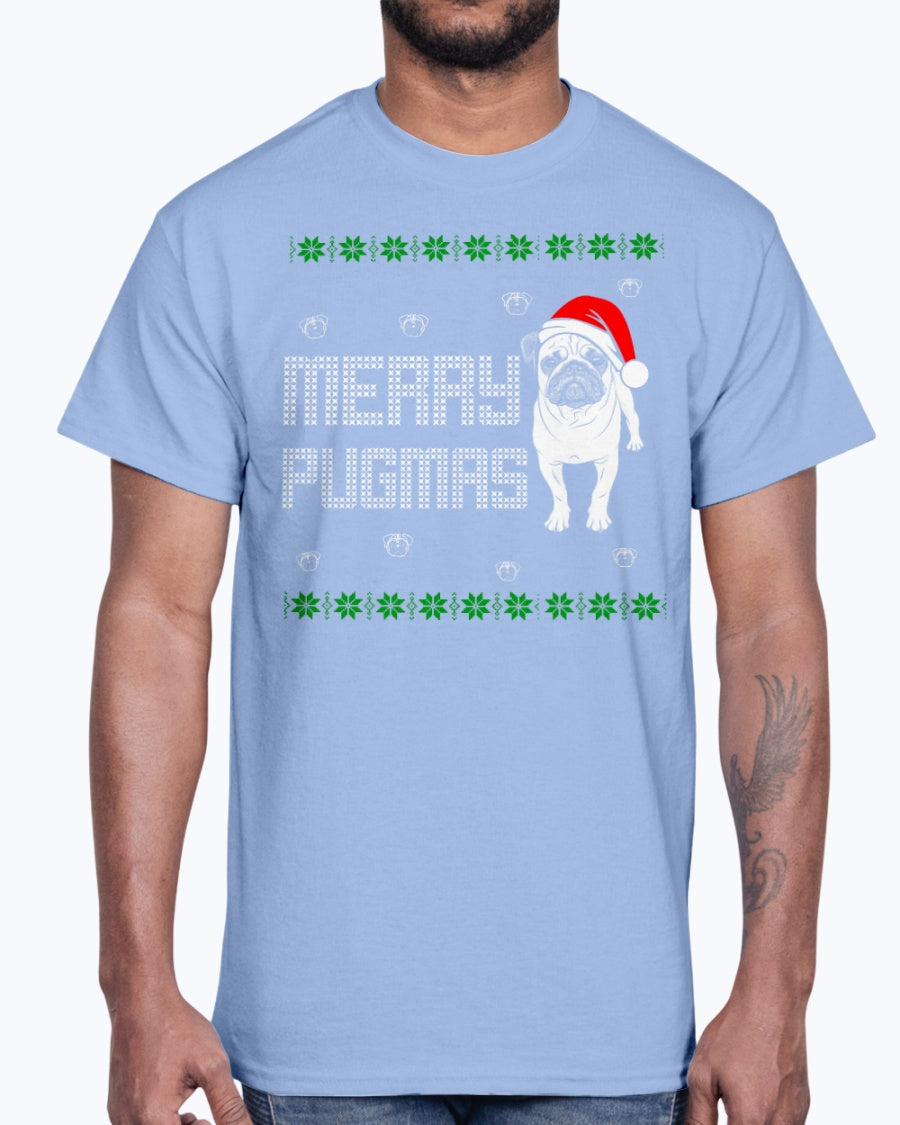 Men's Gildan Ultra Cotton T-Shirt New pug