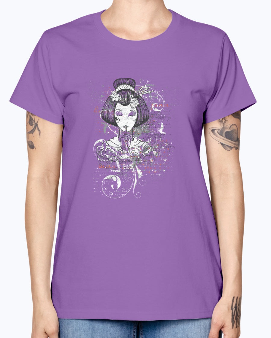 Gildan Ladies Missy T-Shirt. Designious tshirt