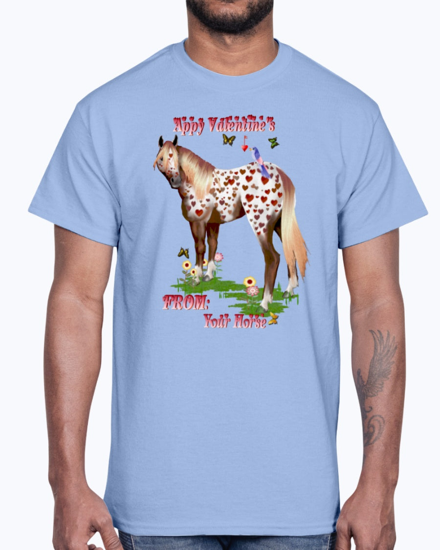 Men's Gildan Ultra Cotton T-Shirt Appy valentine's