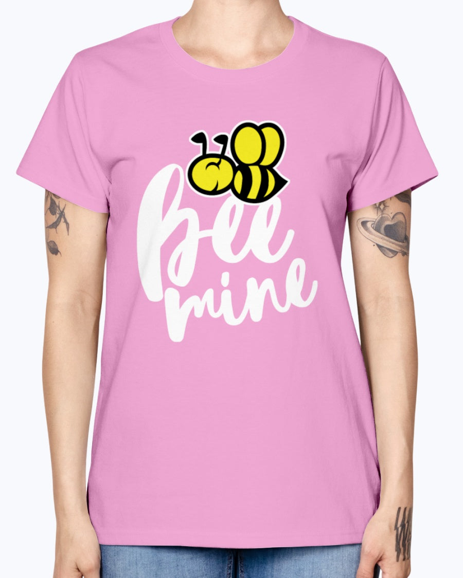 Gildan Ladies Missy T-Shirt 16 colors. Bee Mine