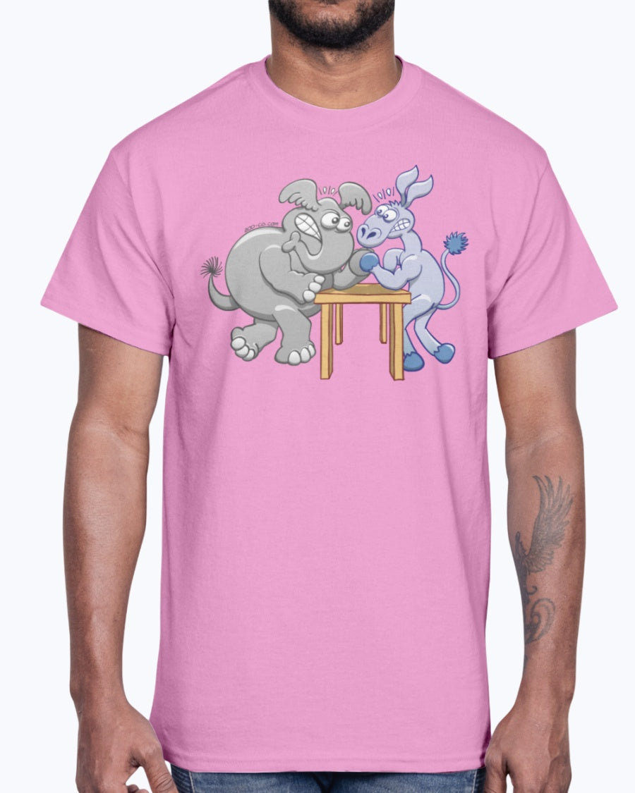 G2000 Unisex Ultra Cotton T-Shirt 12 Colors. Ornate Elephant Color Version