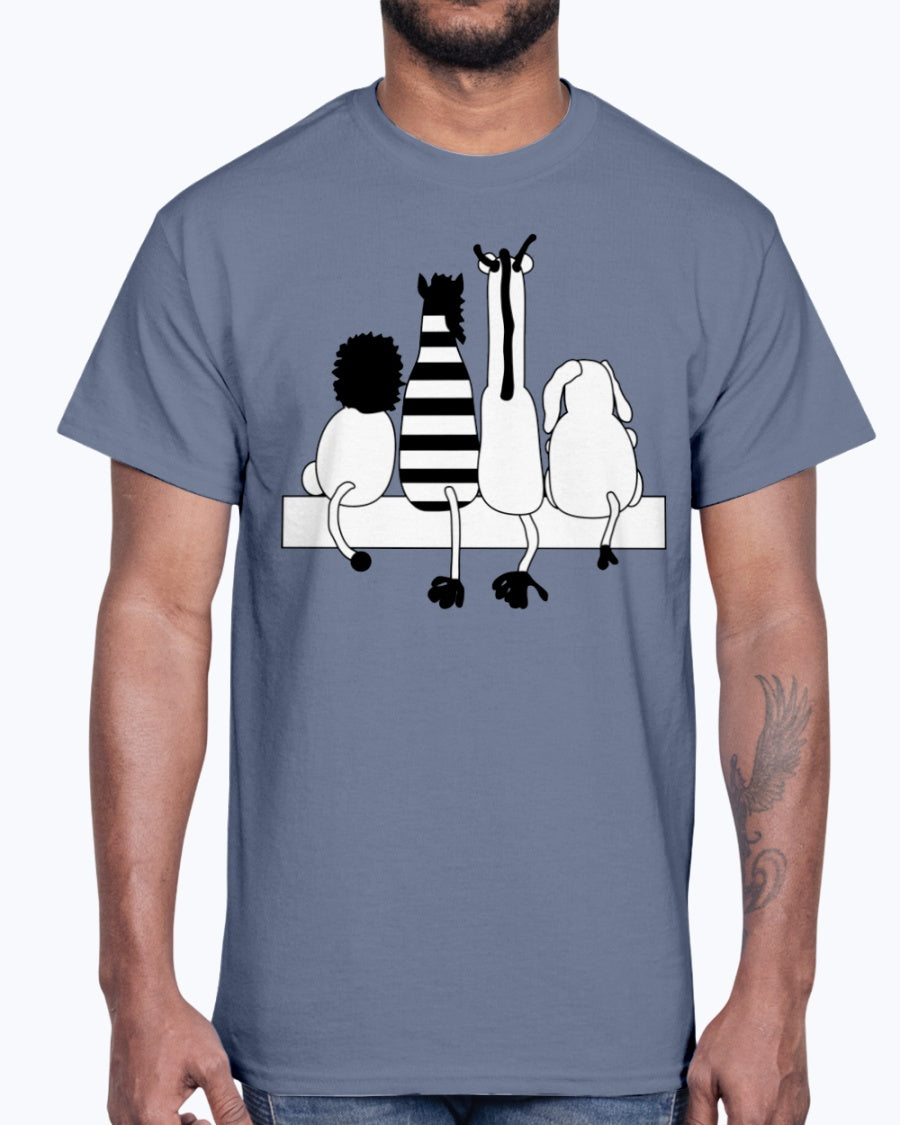 G2000 Unisex Ultra Cotton T-Shirt 12 Colors. 4 friends