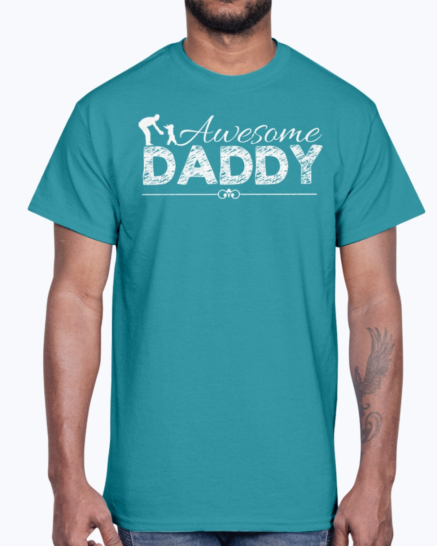 Men's Gildan Ultra Cotton T-Shirt Awesome daddy