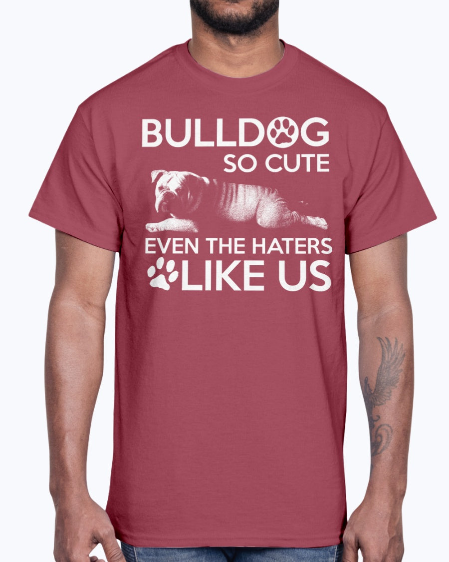 G2000 Unisex Ultra Cotton T-Shirt 12 Colors Bulldog so cute. Lake us