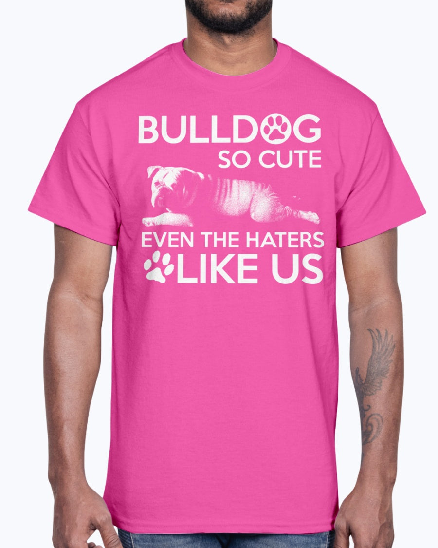 G2000 Unisex Ultra Cotton T-Shirt 12 Colors Bulldog so cute. Lake us