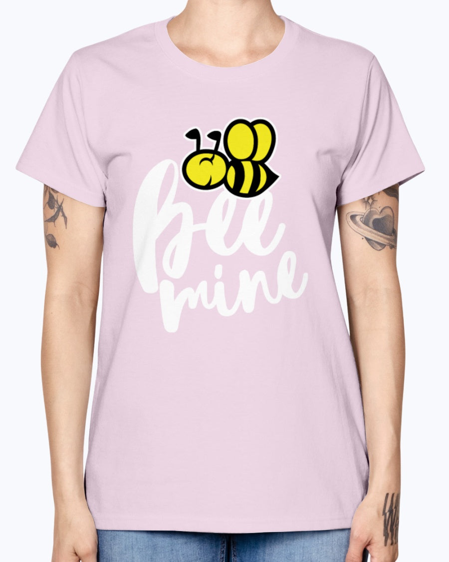 Gildan Ladies Missy T-Shirt 16 colors. Bee Mine