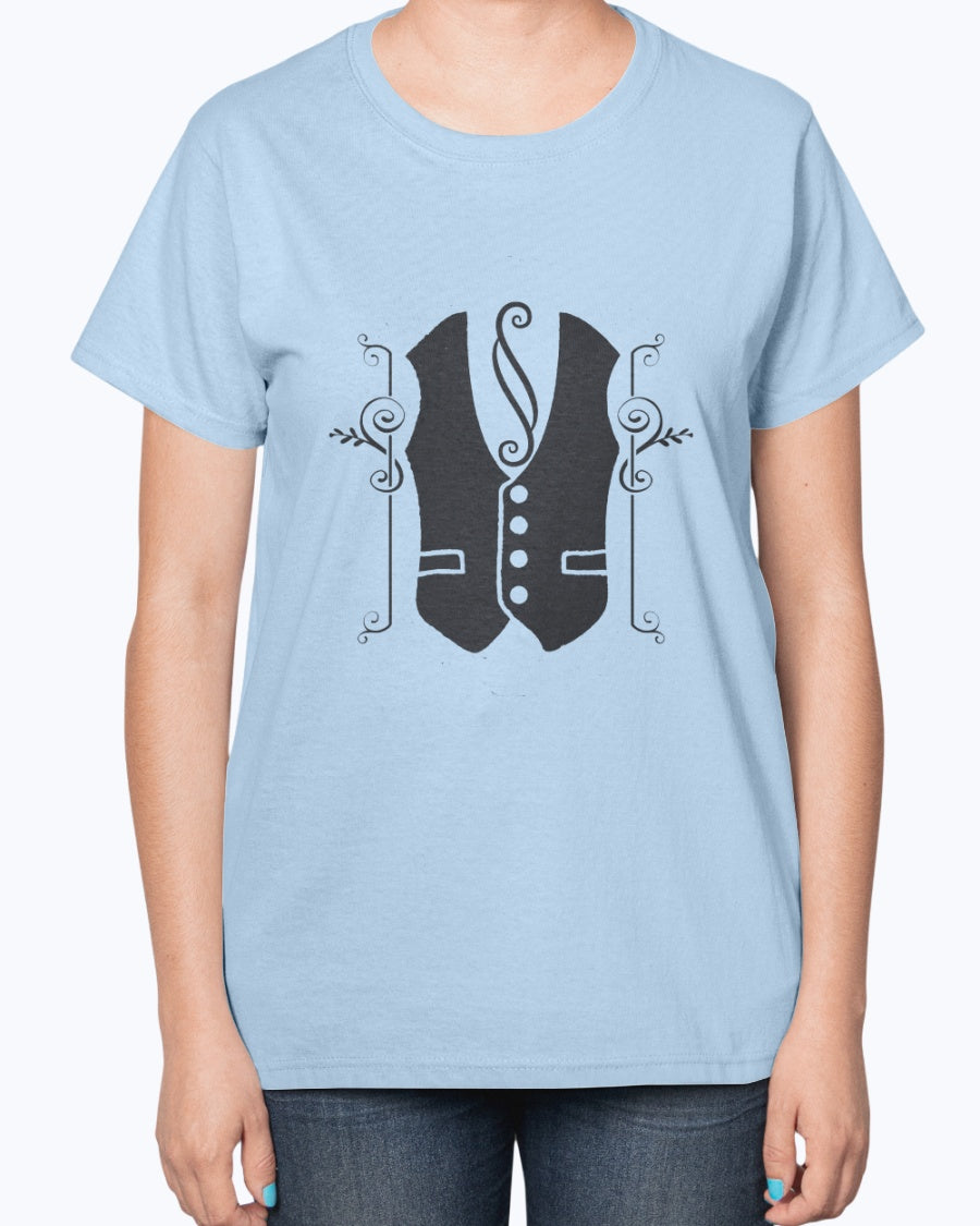 Gildan 2000L Ultra Cotton Ladies T-Shirt 14 colors Light Vest , designious-895