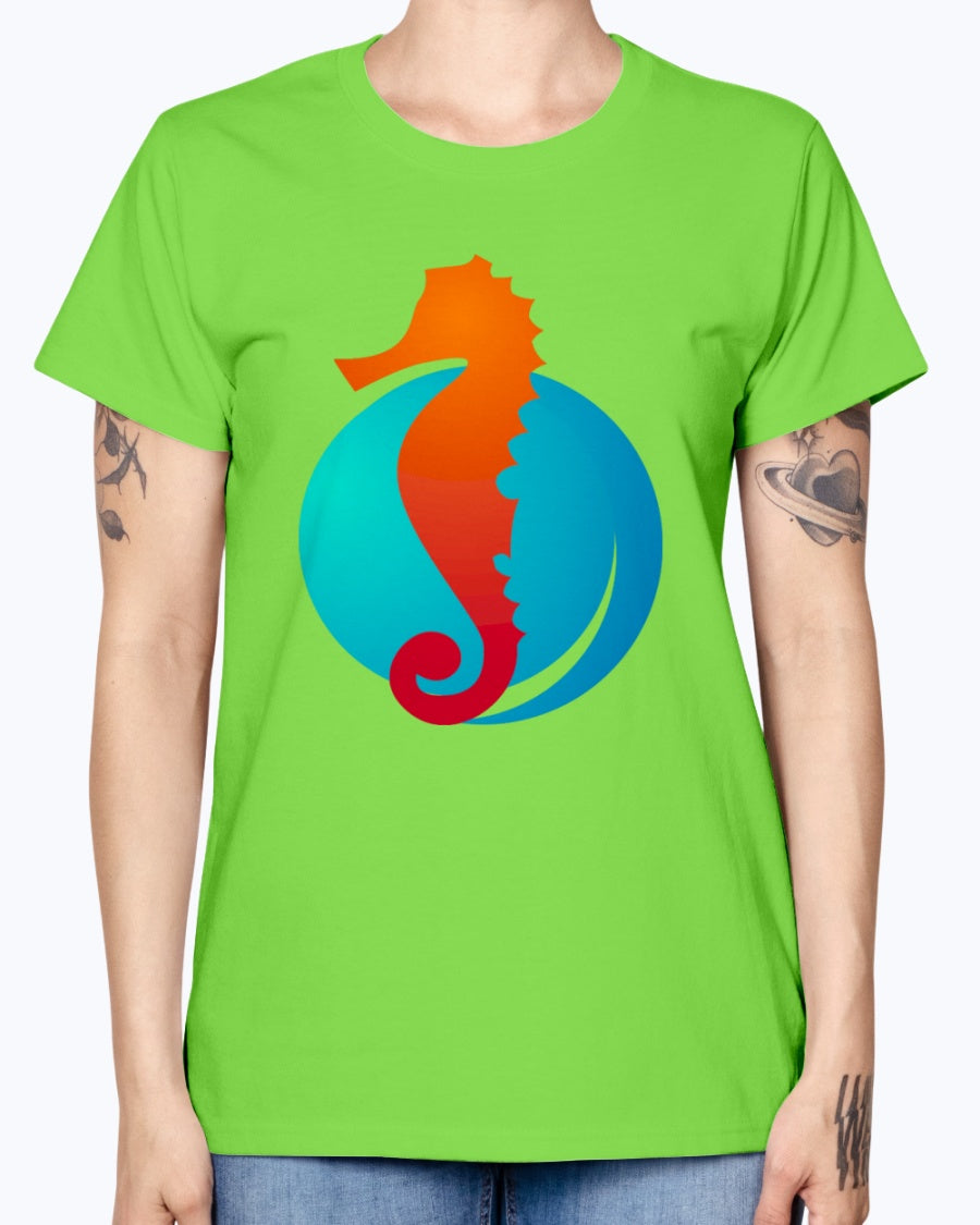 Gildan Ladies Missy T-Shirt. Summer