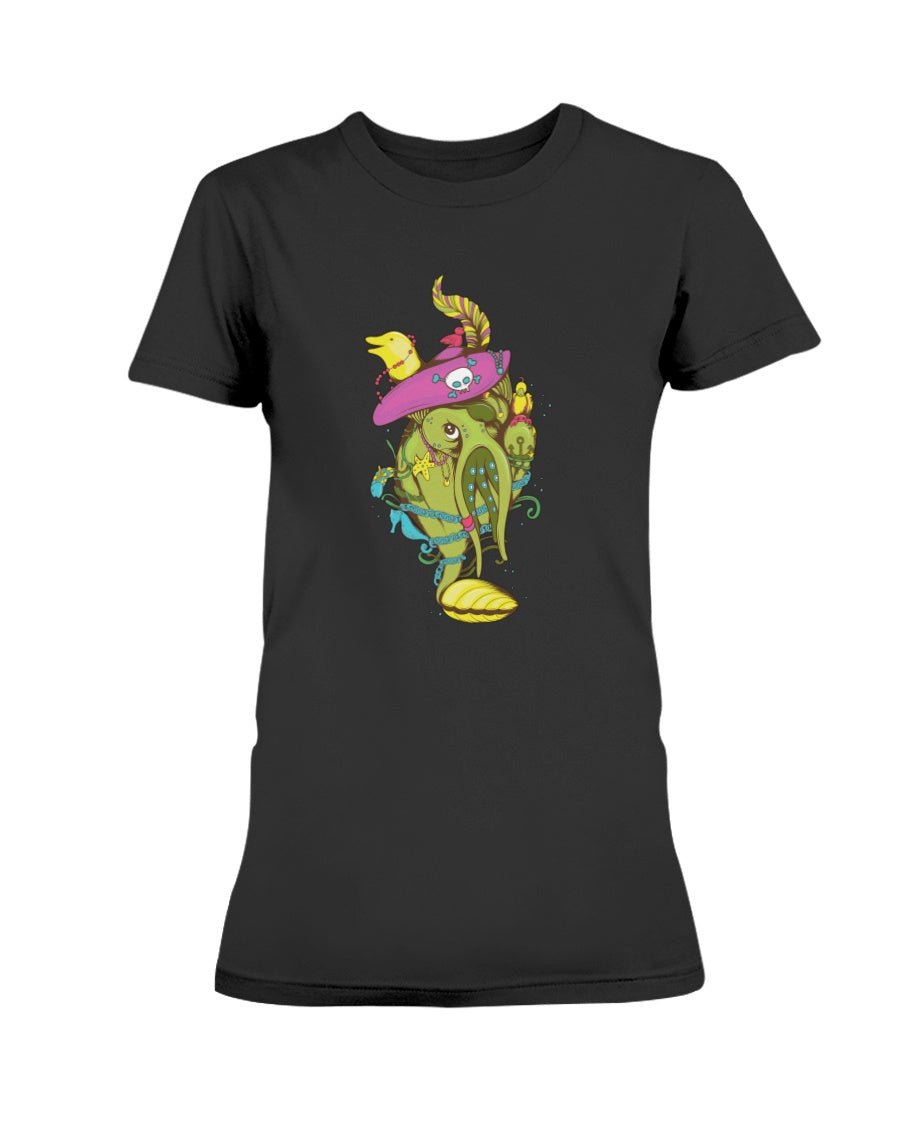 Gildan Ladies Missy T-Shirt ocean characters