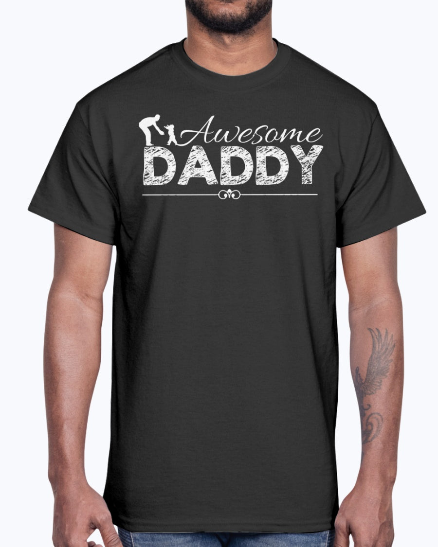 Men's Gildan Ultra Cotton T-Shirt Awesome daddy