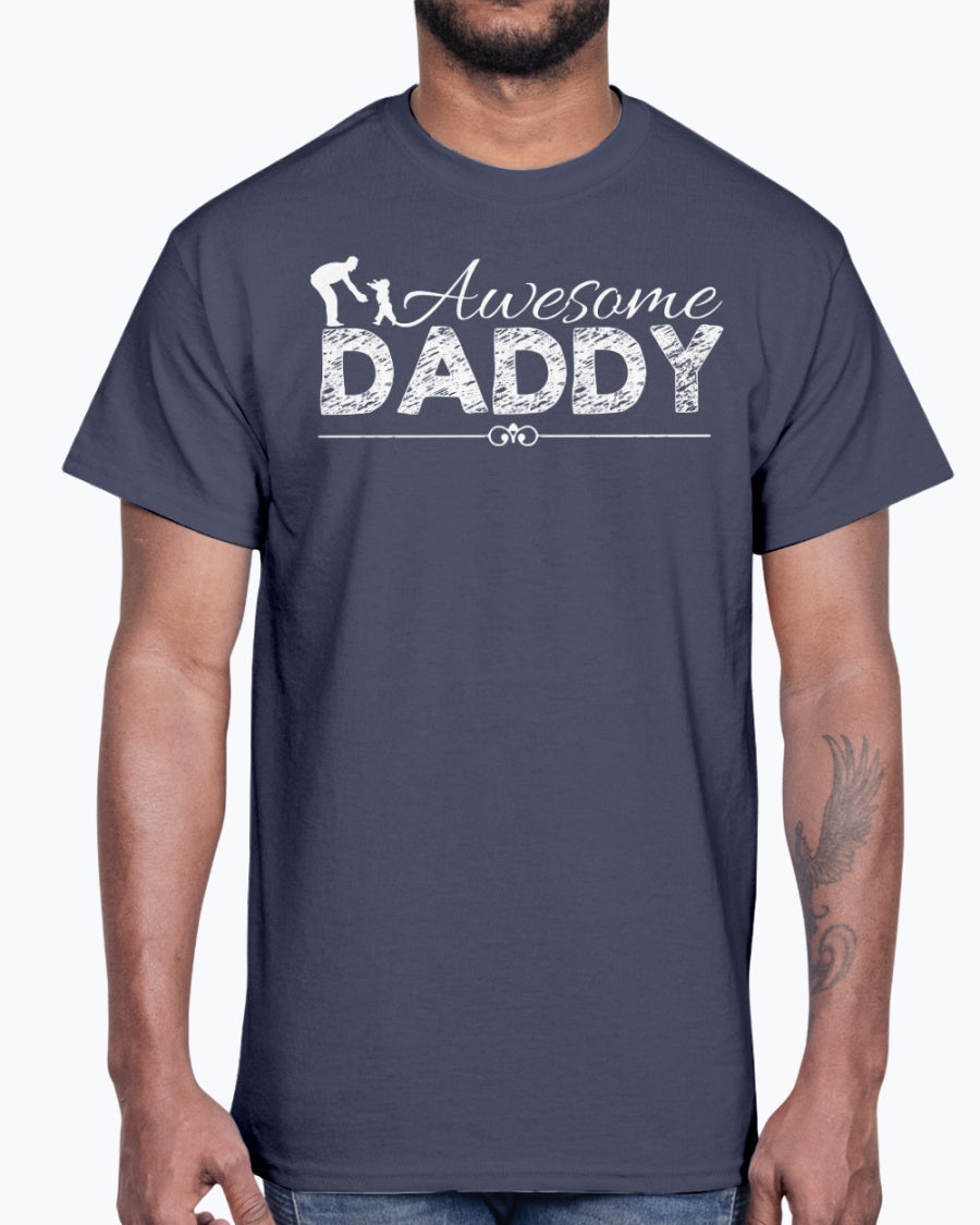 Men's Gildan Ultra Cotton T-Shirt Awesome daddy