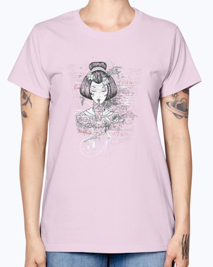 Gildan Ladies Missy T-Shirt. Designious tshirt