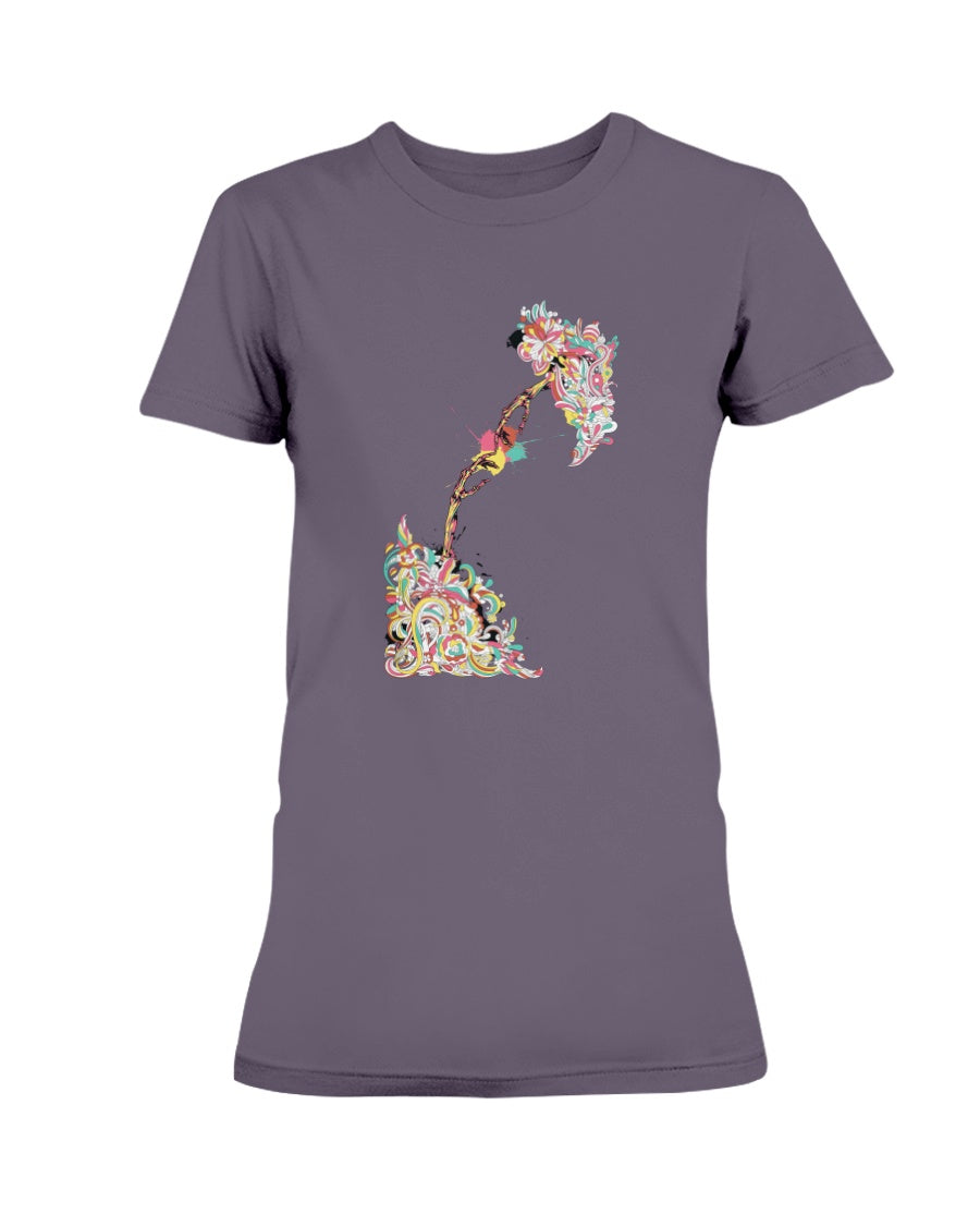 Gildan Ladies Missy T-Shirt Graphics Art