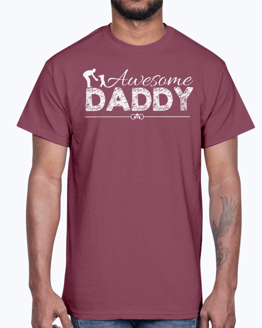 Men's Gildan Ultra Cotton T-Shirt Awesome daddy