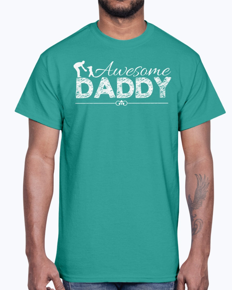 Men's Gildan Ultra Cotton T-Shirt Awesome daddy