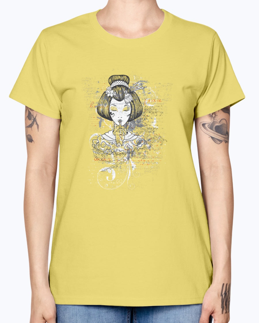 Gildan Ladies Missy T-Shirt. Designious tshirt