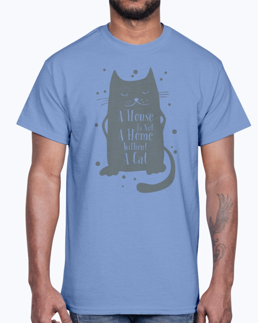 Men's Gildan Ultra Cotton T-Shirt A Home Without Cat