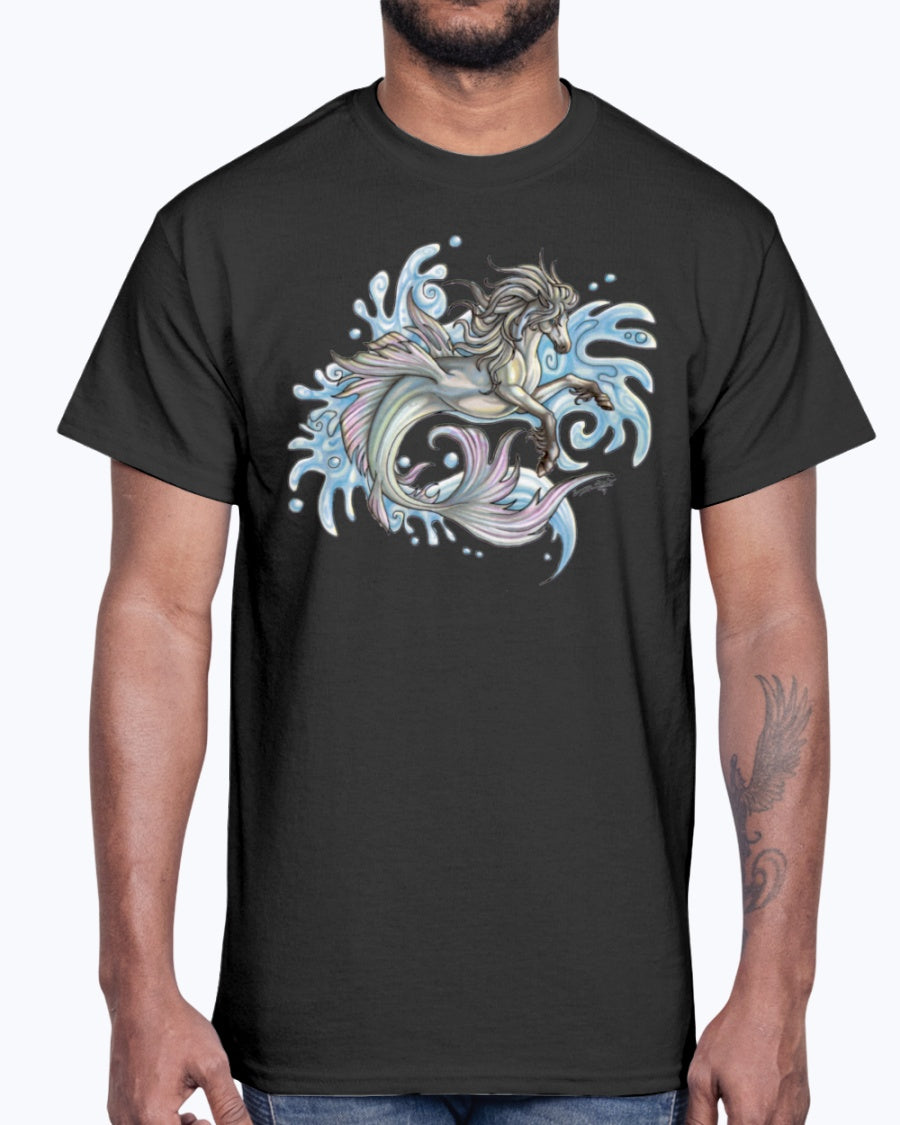 Men's Gildan Ultra Cotton T-Shirt Graffiti Marine