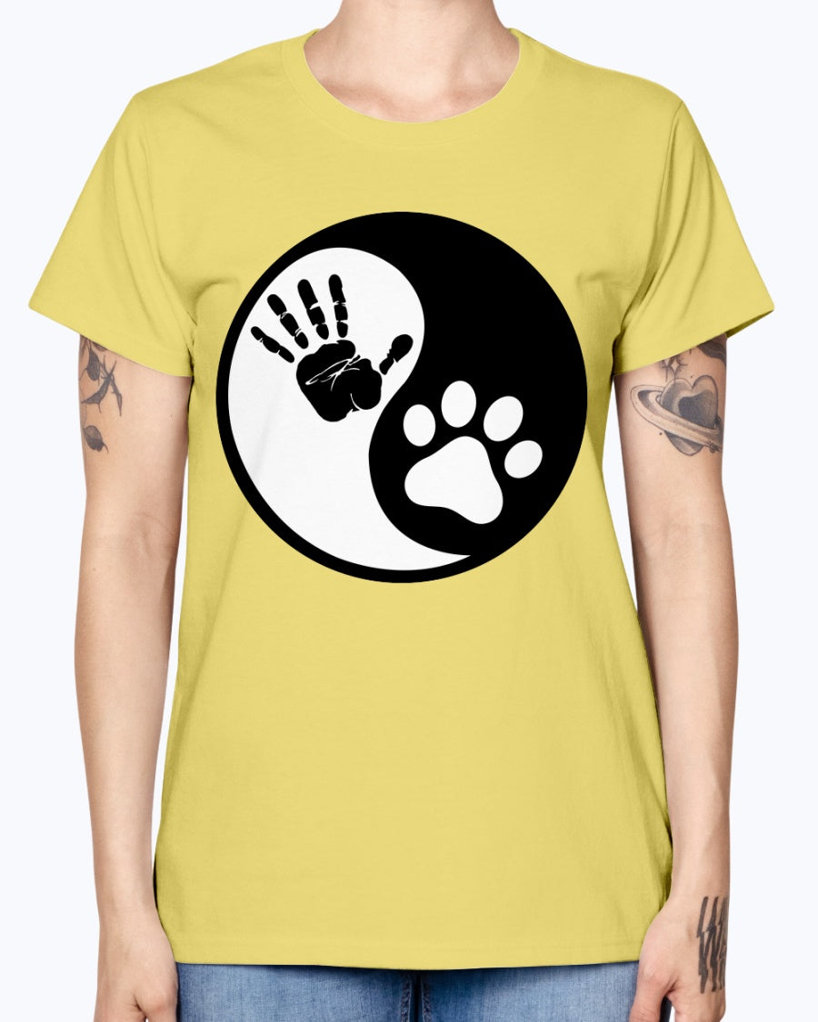 Gildan Ladies Missy T-Shirt Yin Yang