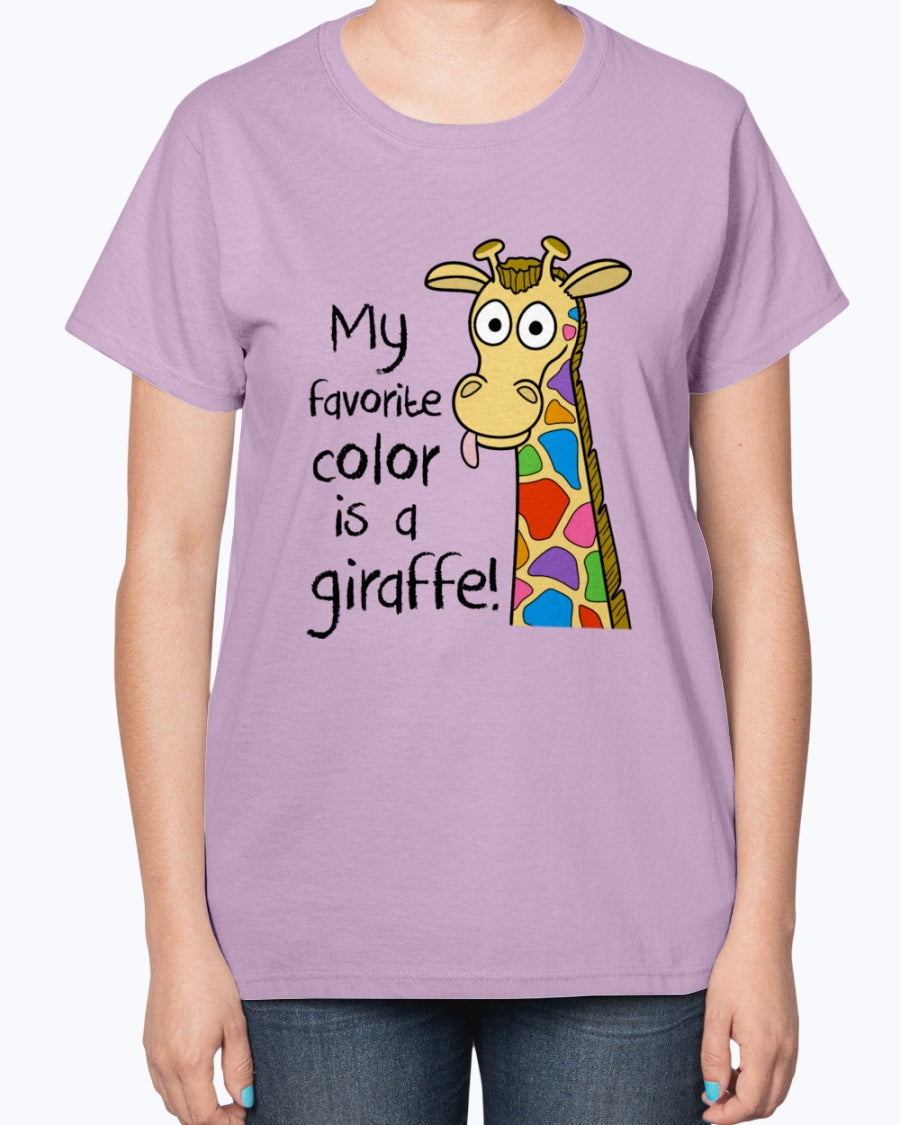 Gildan 2000L Ultra Cotton Ladies T-Shirt 14 colors Light Kids Giraffe