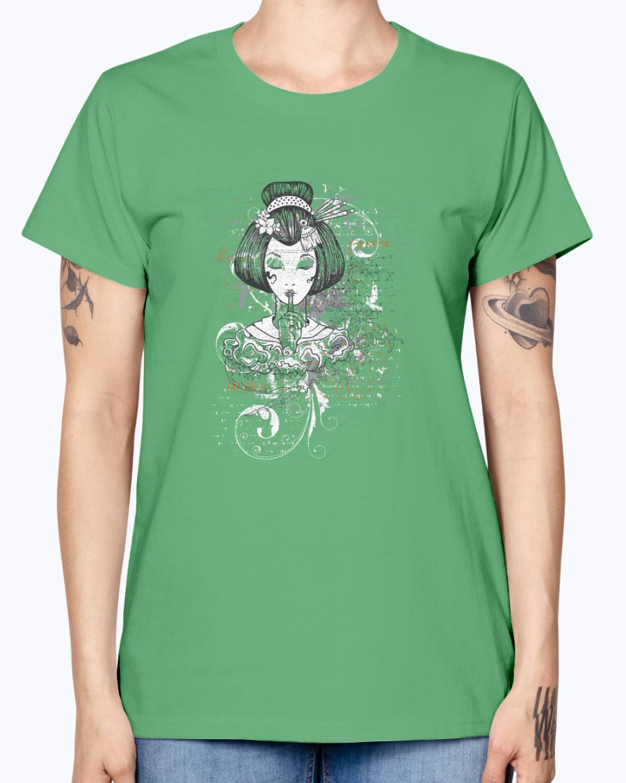 Gildan Ladies Missy T-Shirt. Designious tshirt