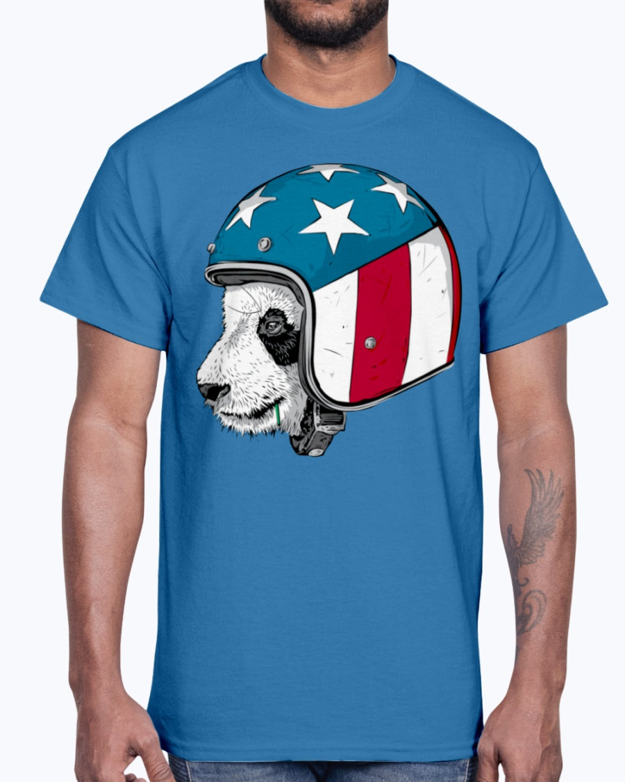 Men's Gildan Ultra Cotton T-Shirt. From Beijing to New York An adorable panda wearing