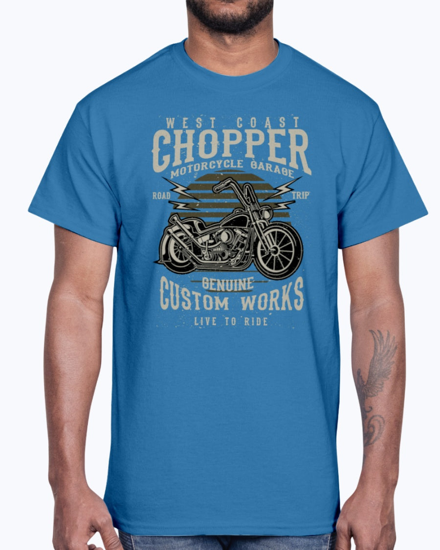 Men's Gildan Ultra Cotton T-Shirt West Coast Chopper