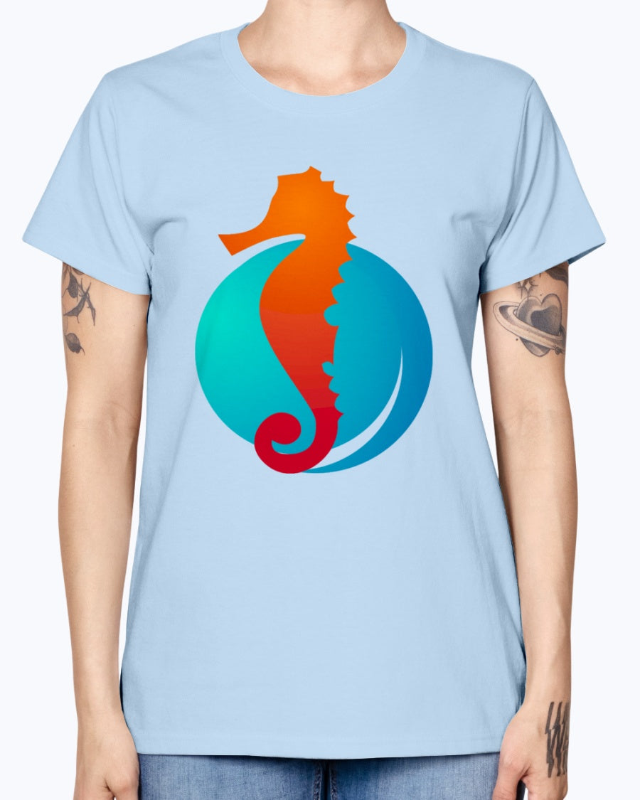 Gildan Ladies Missy T-Shirt. Summer