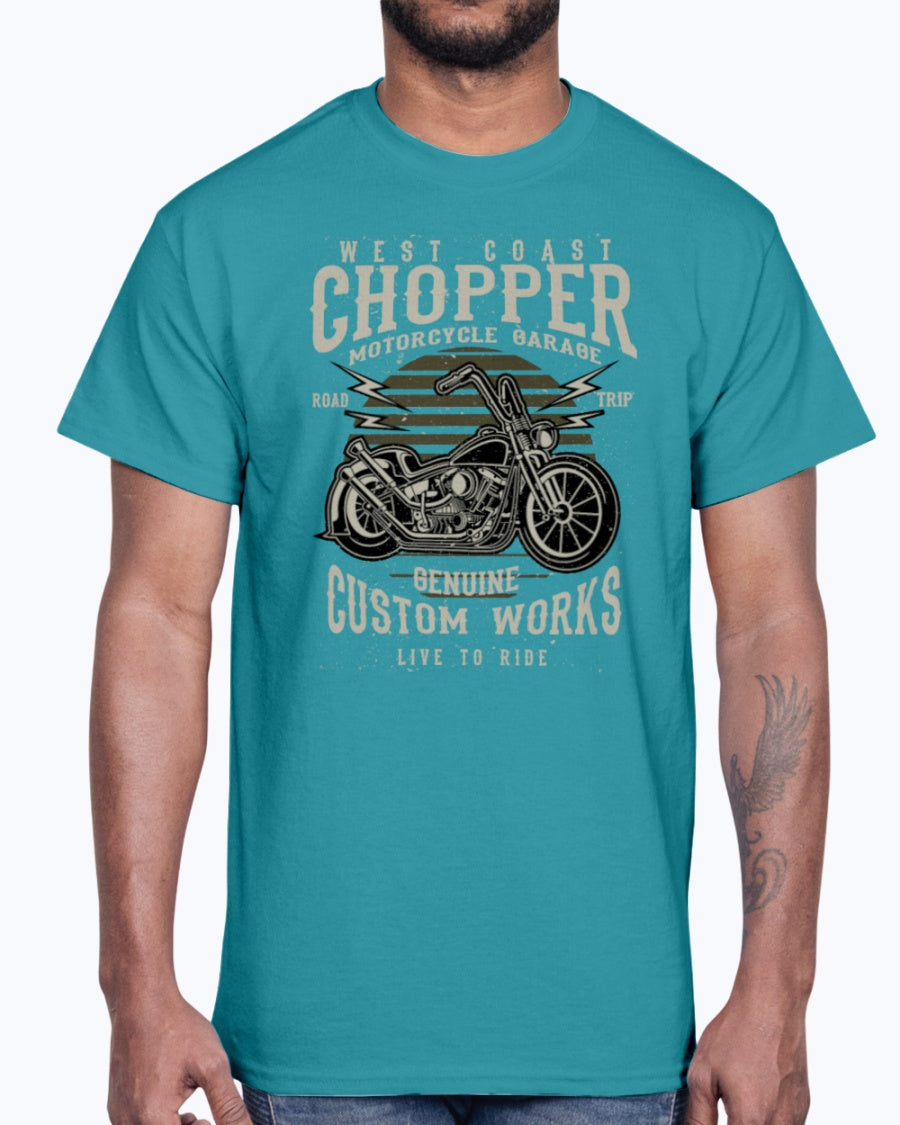 Men's Gildan Ultra Cotton T-Shirt West Coast Chopper