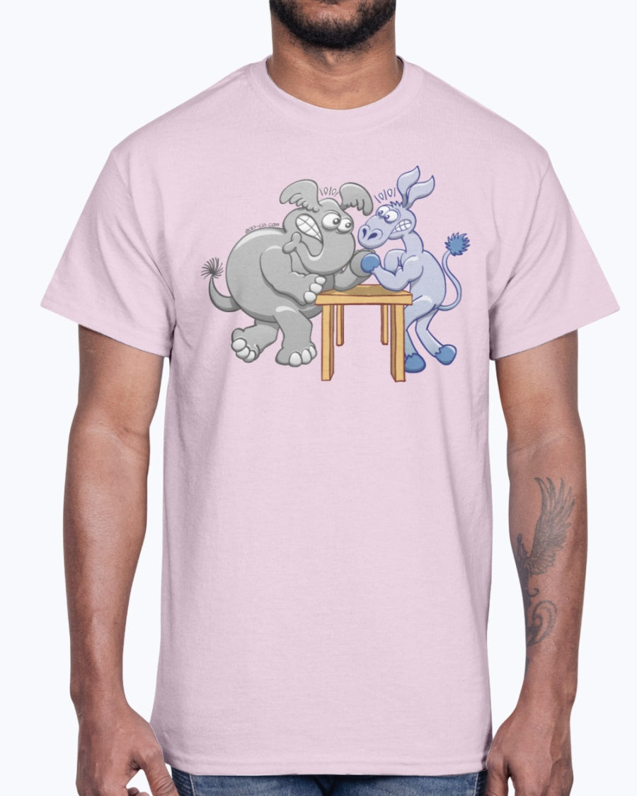 G2000 Unisex Ultra Cotton T-Shirt 12 Colors. Ornate Elephant Color Version