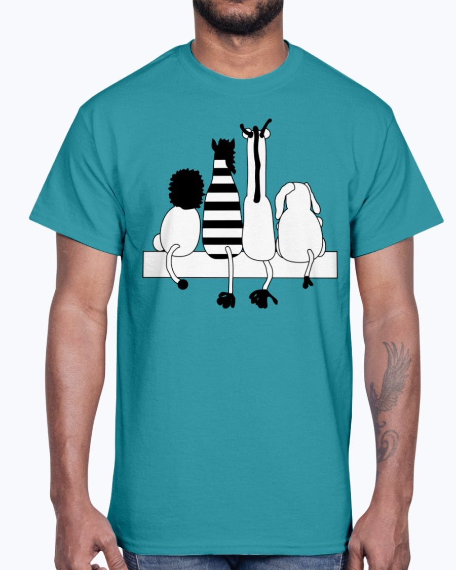 Men's Gildan Ultra Cotton T-Shirt 4 friends