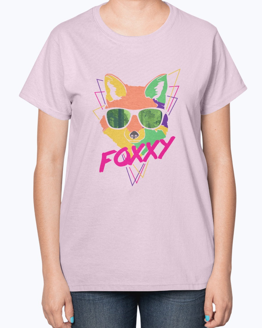 Gildan 2000L Ultra Cotton Ladies T-Shirt 14 colors Light Foxxy design-1352