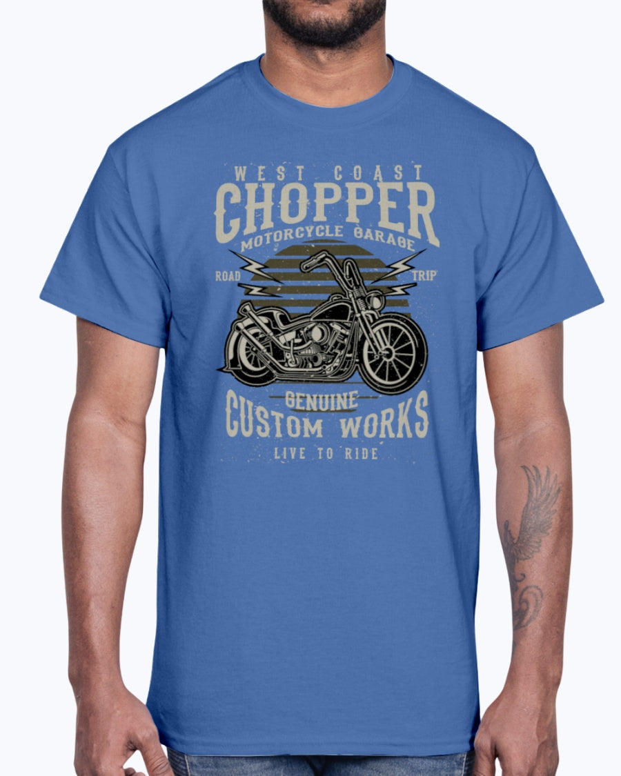 Men's Gildan Ultra Cotton T-Shirt West Coast Chopper