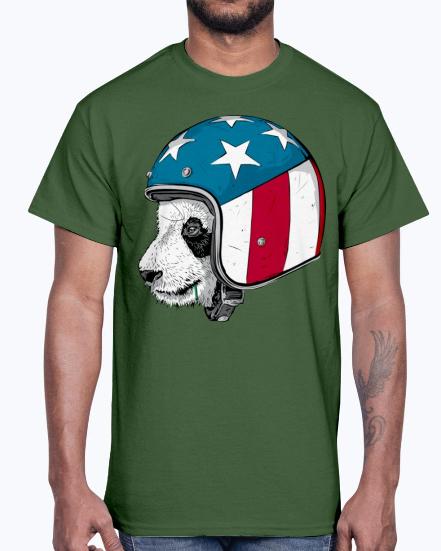 Men's Gildan Ultra Cotton T-Shirt. From Beijing to New York An adorable panda wearing