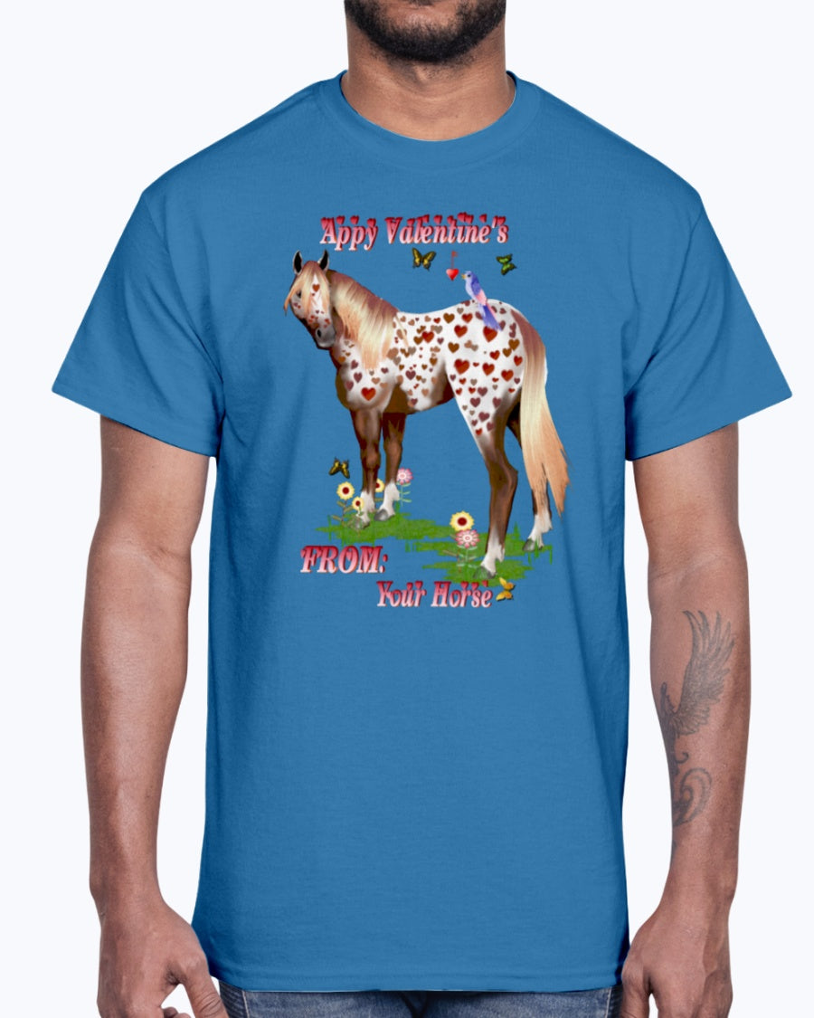 Men's Gildan Ultra Cotton T-Shirt Appy valentine's