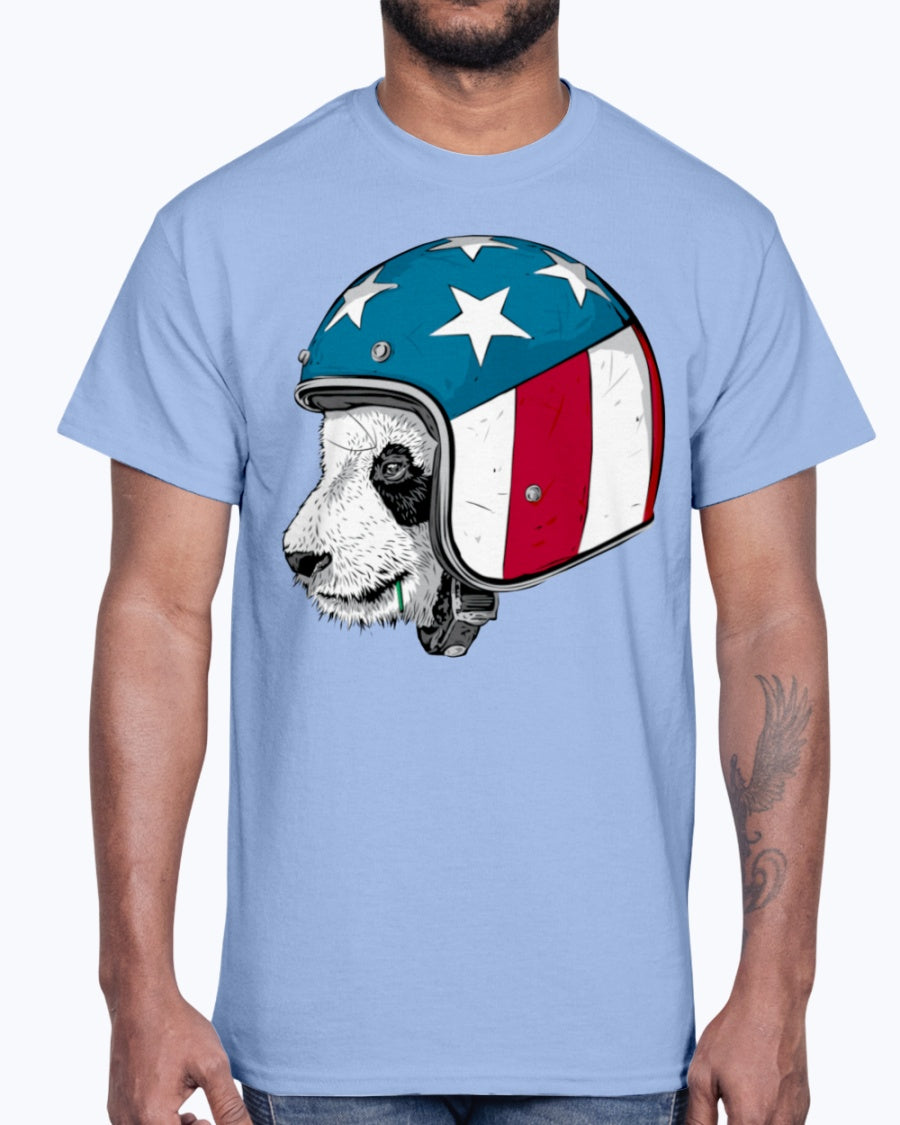 Men's Gildan Ultra Cotton T-Shirt. From Beijing to New York An adorable panda wearing