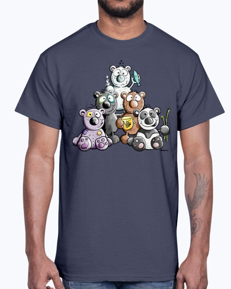G2000 Unisex Ultra Cotton T-Shirt 12 Colors Funny Bears Baby Bodysuits