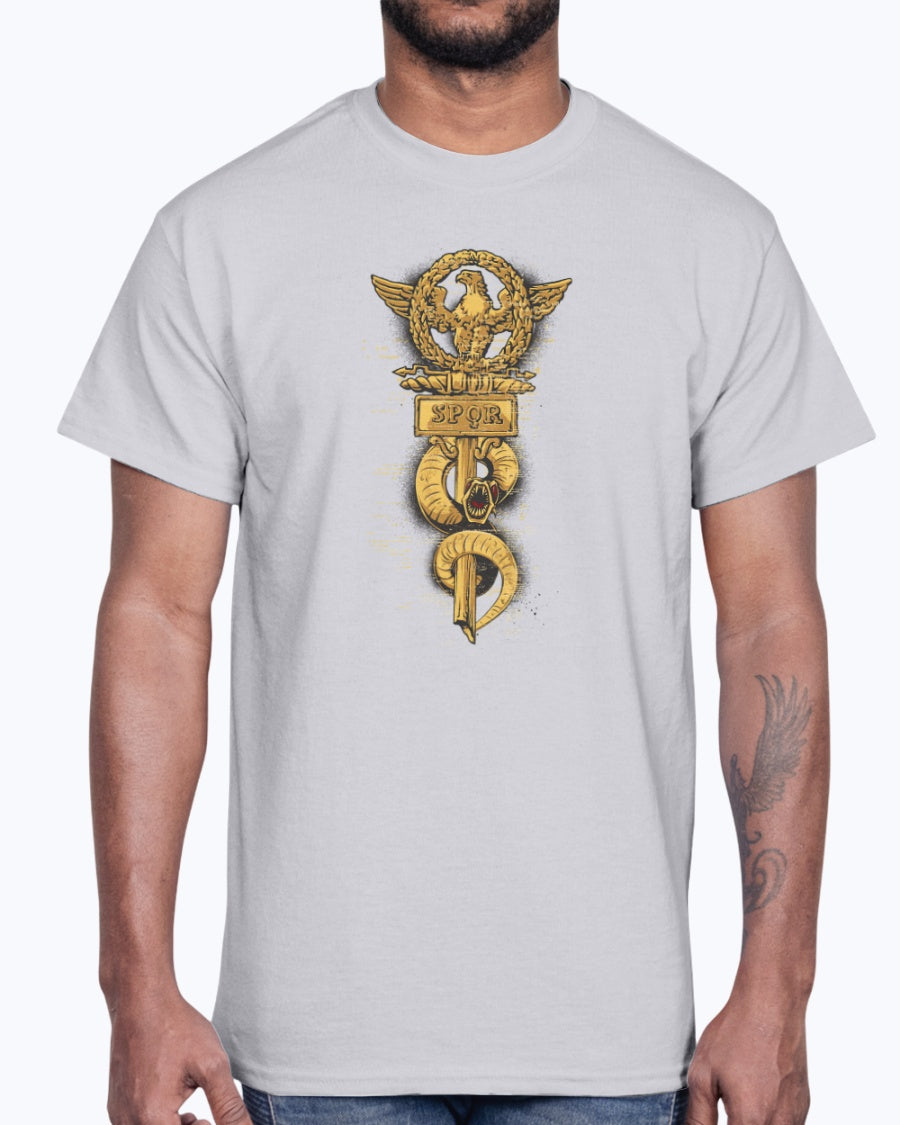 Men's Gildan Ultra Cotton T-Shirt 11 Light coloros Spor -design-413