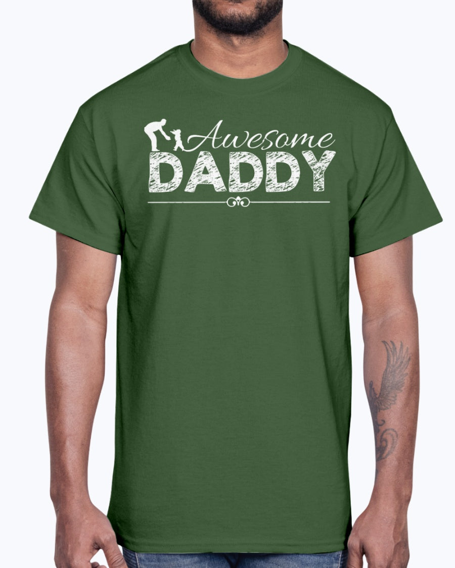 Men's Gildan Ultra Cotton T-Shirt Awesome daddy