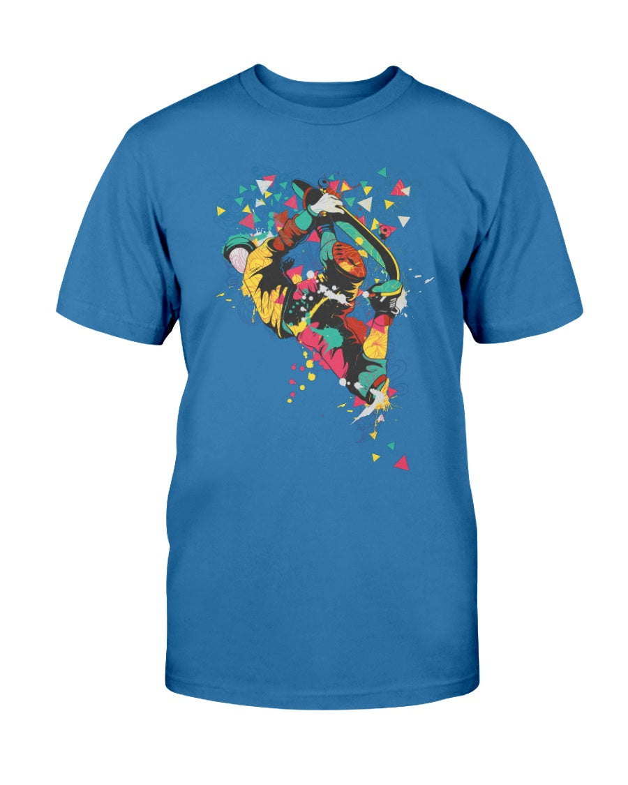 Men's Gildan Ultra Cotton T-Shirt Graffiti Skateboarder