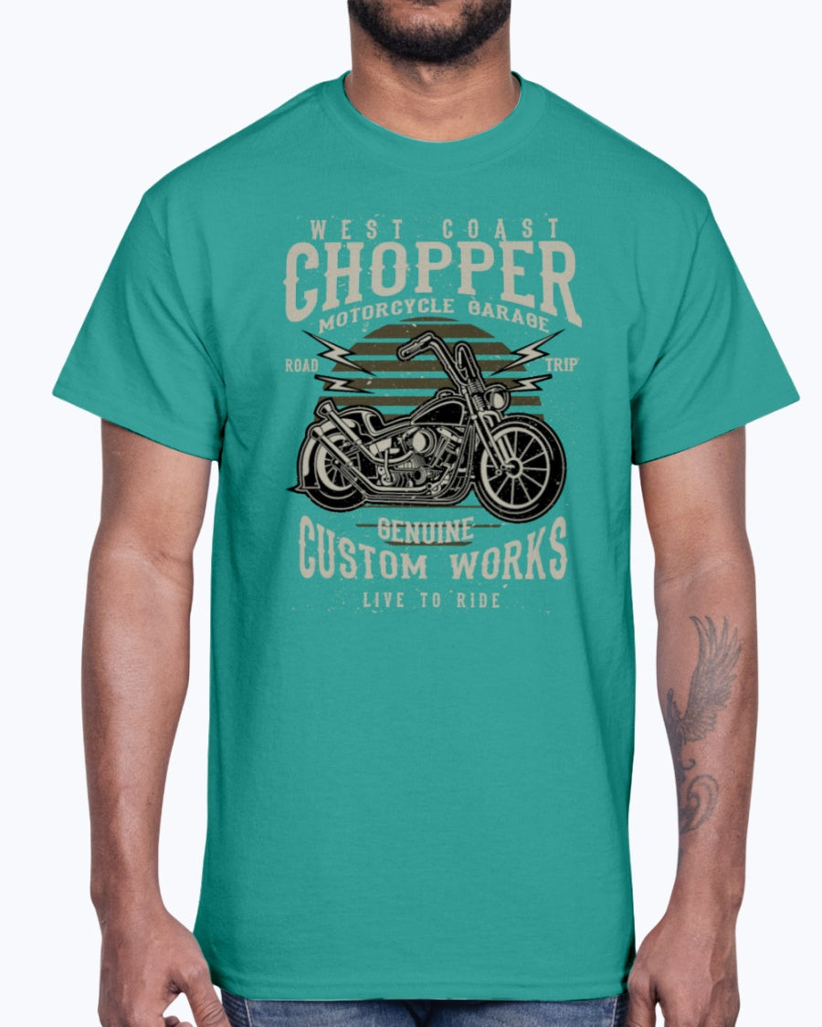 Men's Gildan Ultra Cotton T-Shirt West Coast Chopper