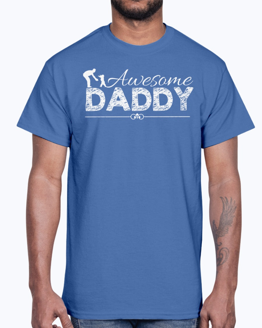 Men's Gildan Ultra Cotton T-Shirt Awesome daddy