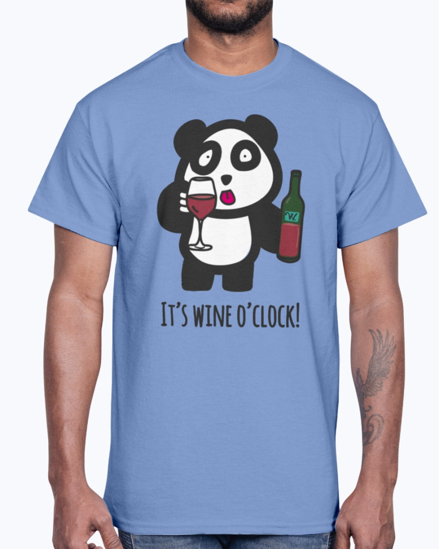 Men's Gildan Ultra Cotton T-Shirt Drinking Panda