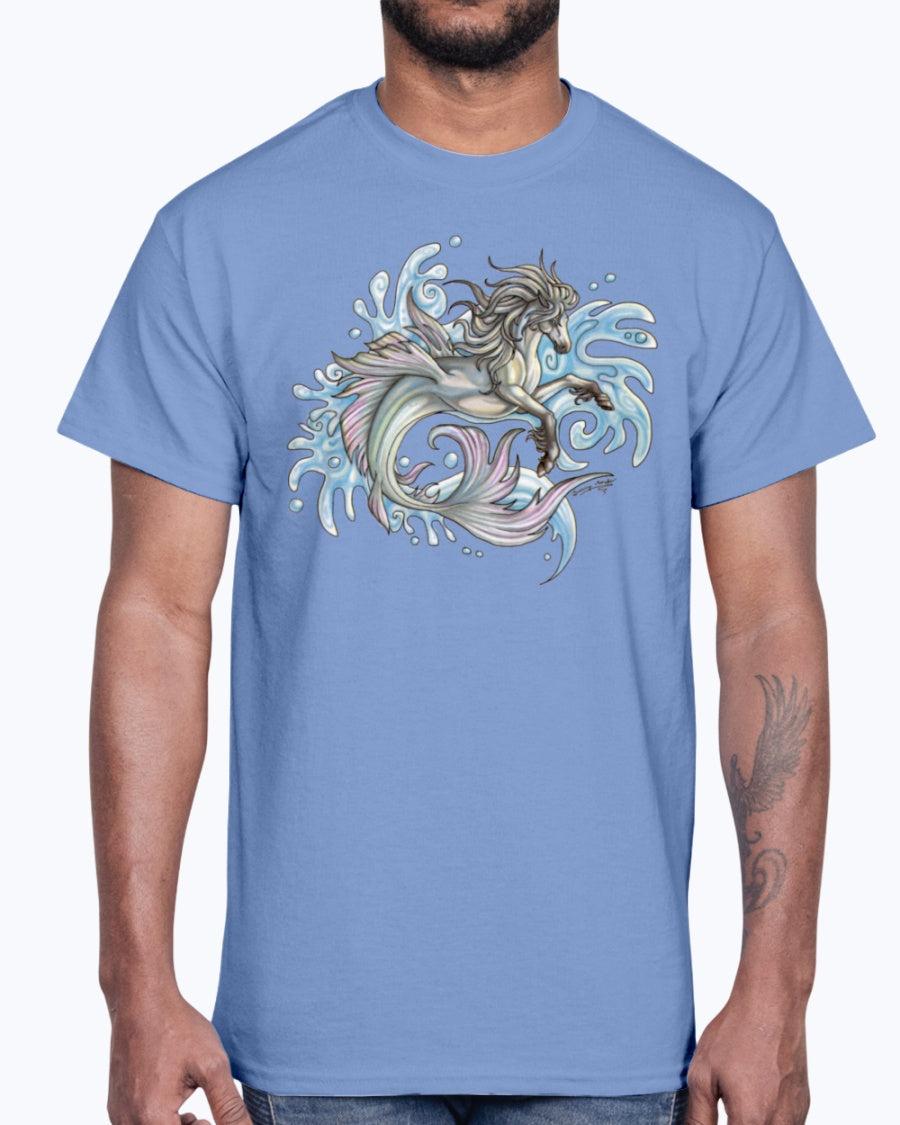 Men's Gildan Ultra Cotton T-Shirt Graffiti Marine