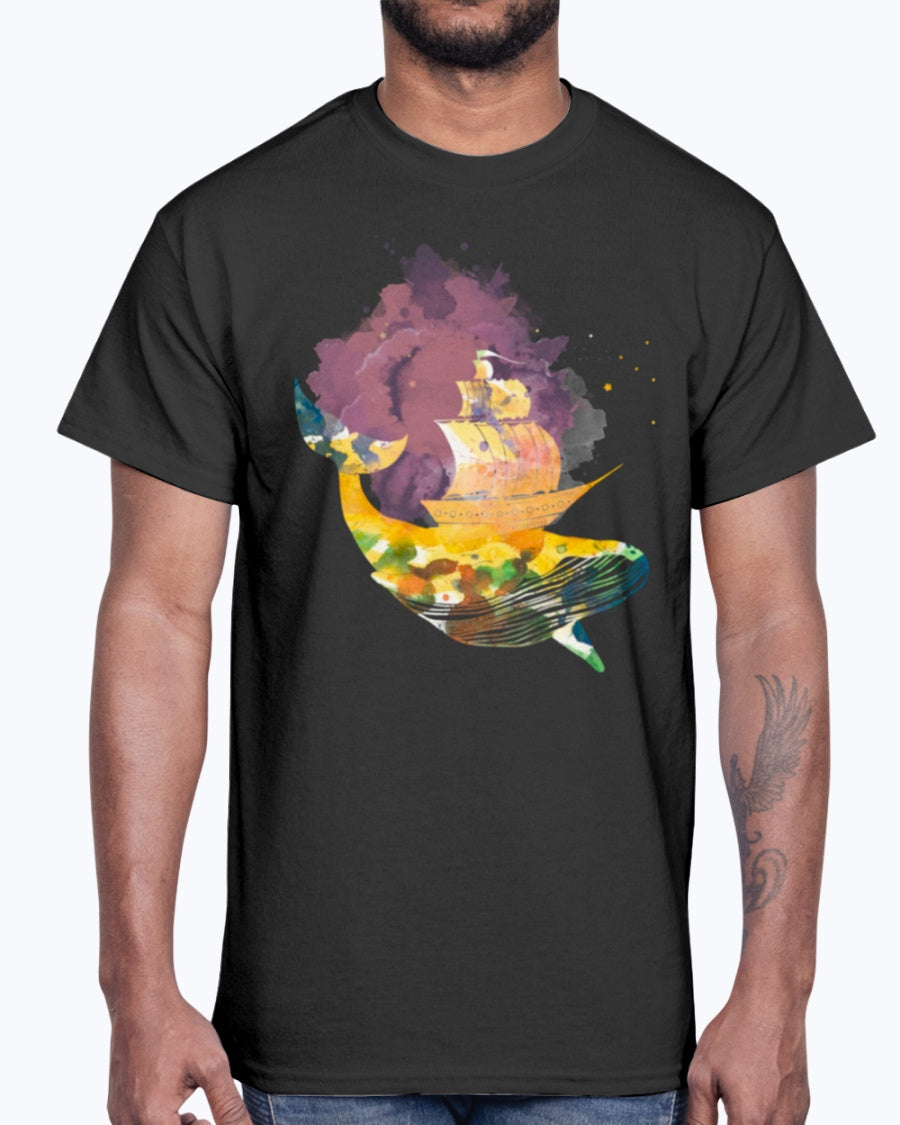 G2000 Unisex Ultra Cotton T-Shirt 12 Colors. Whale