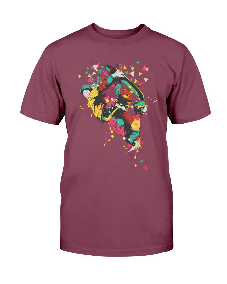 Men's Gildan Ultra Cotton T-Shirt Graffiti Skateboarder